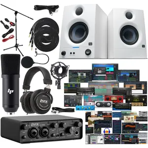 Focusrite Scarlett Solo 4th Gen USB‑C Studio Bundle – Interface, Mic, Headphones & Software Kit