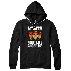 Funny Nugget, Nug Life, Chicken Nugget Pullover Hoodie