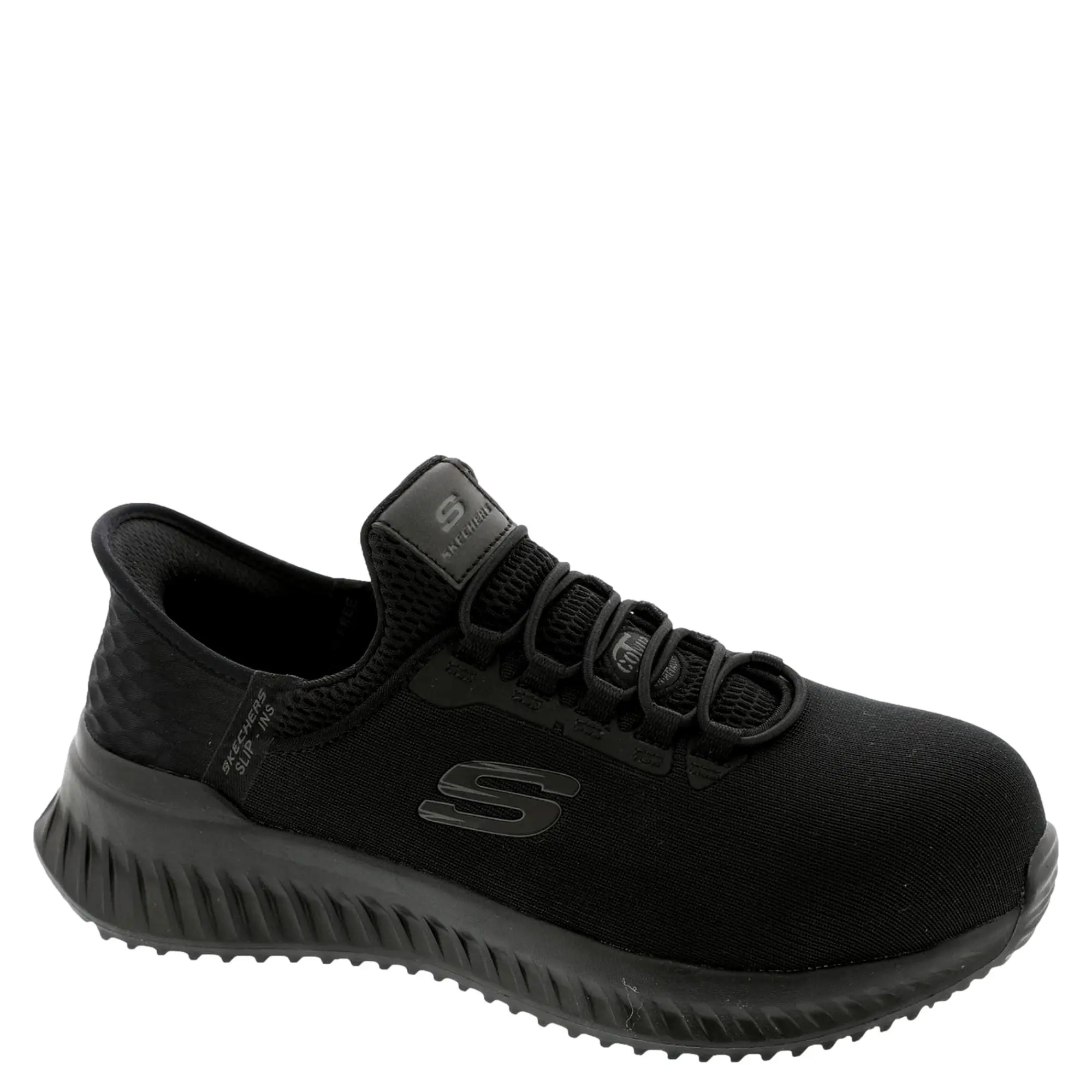 Skechers Tilido - Ombray Comp Toe Black  108152-BLK Women's