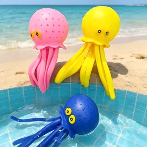 3pcs Octopus Water Balls Squishy Toy, Sensory Stress Relief Floating Water Splash Balls Bomb, Beach Water Toys & Swimming Toy, Fun for Outdoor Activity