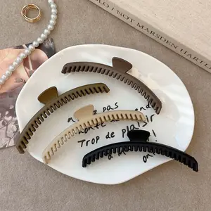 2PC Pack: Double the Convenience french clips Matte Rectangular Hair Clips