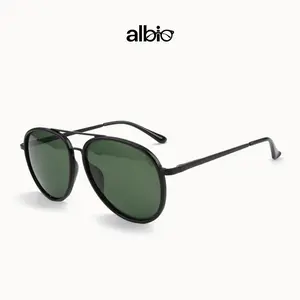 Geometric Double-Beam Full Rim Square Unisex Sunglasses, 2026 Summer Trend, Lightweight Durable UV Protection Lens Sun Glasses for Men, Ideal for Vacation Travel & Outdoor Daily Wear, Perfect Birthday Gift