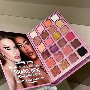 A 78-color all-in-one super makeup book for the face, including eyeshadow, highlighter, blush, and lipstick. A multi-effect makeup palette with highly pigmented eyeshadows！
