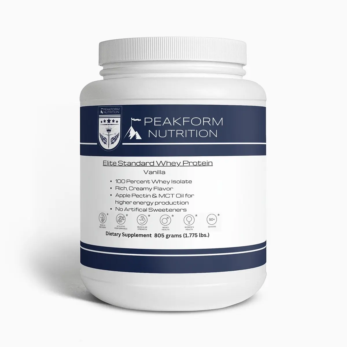 Peakform Nutrition - Elite Standard Whey Protein - Muscle Recovery/Muscle Building Supplement