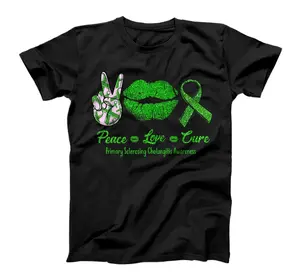 Peace Love Cure Primary Sclerosing Cholangitis Awareness , Sweatshirt, Hoodie T-Shirt, Sweatshirt, Hoodie