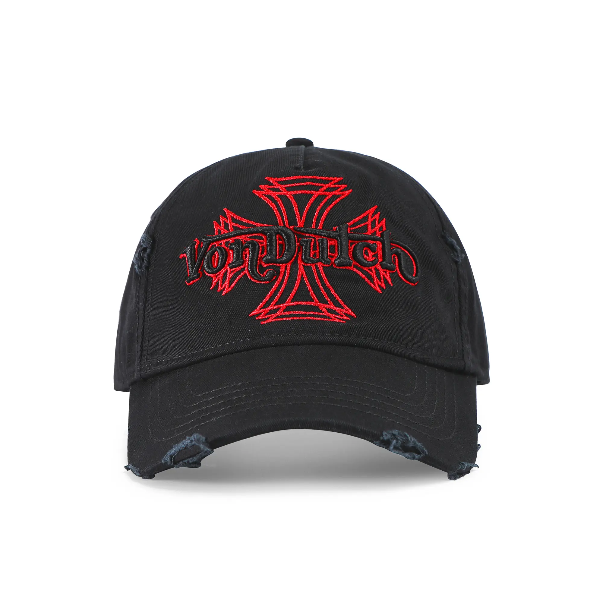 Von Dutch 'MotoCross' Hat – Black and Red