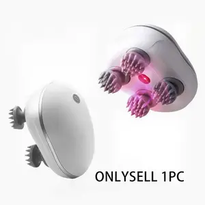 Electric Scalp Massager Head Massager Scalp Stress Relax with Kneading 96 Massage Nodes, Hair Massage with 4 Removable Claws, Gift for Dad Mom