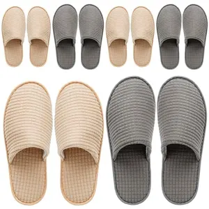 6 Pairs of Women's Suede Fuzzy Slippers, SPA Slippers, House Slippers, Non-slip, Cloud-like Comfort, Disposable/Washable/Reusable Dual-purpose, for Ladies & Gentlemen. Perfect for Home/Bathroom/Bedroom, Hotel, Wedding & Business and Travel tiktokshopsprin