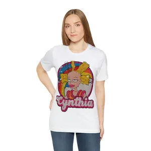 Cynthia Doll T-Shirt , Cynthia T-Shirts, Cynthia Doll Graphic T-Shirt, Boys White t shirts, Mens T-Shirts, Cynthia Rugrats T-shirt, Cynthia Top Dou T-Shirt
