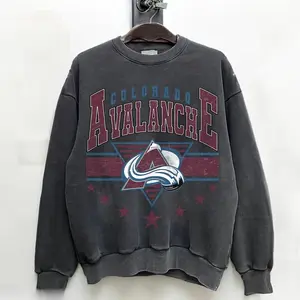 Vintage 90s Colorado Hockey Crewneck, Avalanche Hockey Team Retro Sweatshirt, Avalanche Hockey Gift For Fan 11325TK45