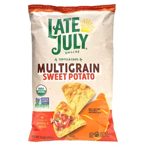 Late July Multigrain Tortilla Chips, Sweet Potato, 7.5 oz (212 g)