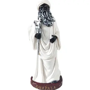 Estatua de Obatala Estatua de Orisha Obatala Estatua Sagrada Estatua de Hombre Poderoso (5 pulgadas)