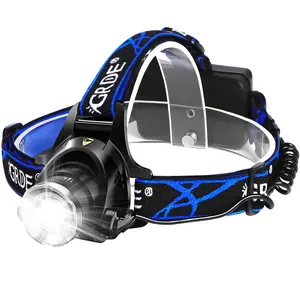 Headlamp  Upgrade 8000 High Lumens Ultra Bright 3 Modes Micro-usb Rechargeable Led Work Headlight Waterproof Flashlights Headlamps For Adults Running Camping Fishing Hiking Biking