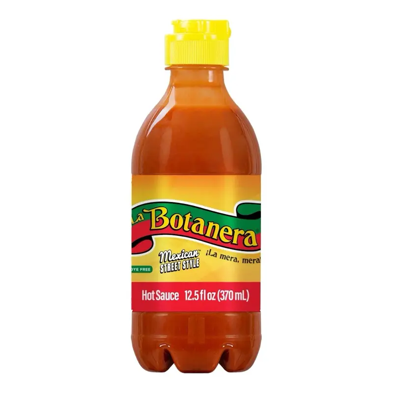 La Botanera Clásica Original Spicy Hot Sauce - 370 ml Ambient, Traditional Mexican Street Style Chipotle Cooking Sauce & Dip with Bold Flavor for Enhancing Mexican Dishes