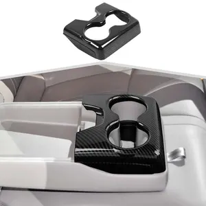 Rear Armrest Cup Holder Cover For Dodge Charger /Chrysler 300C 2011+ trim Car Interior Kit Automotive Custom