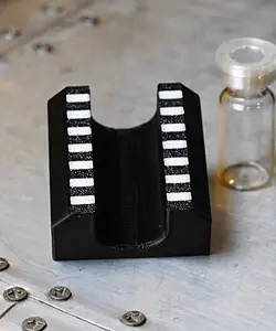 3mL Vial Labeling Stand (2-Pack) | Label Applicator Jig with Alignment Marks