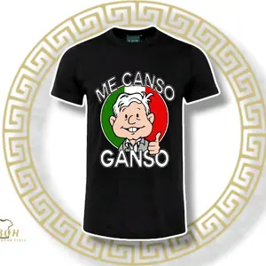 Trendy Threats Me CansoGanso, 100% cotton Graphic Tee, Ideal for casual occasions, Unisex, Our Graphic Tee is made with high quality cotton for maximum comfort and breathability. Snag your "Amlito" Graphic Tee todayCrew Neck Black Menswear T-Shirt