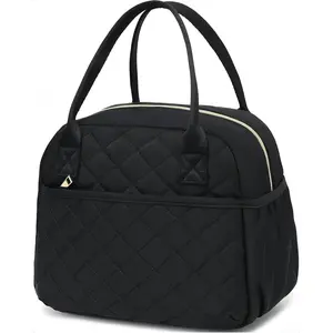 Lunch Box for Women Insulated Lunch Bag Lunchbox Cooler Thermal Leakproof Quilted Reusable Lunch Tote Bag for Work School Travel Picnic