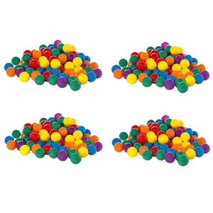 Intex 100-Pack Small Plastic Multi-Colored Fun Ballz for Bounce Houses (4 Pack)