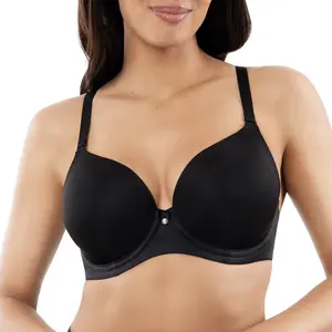 PARFAIT Elise P6270 Full-Busted Comfy Seamless Molded Padded Bra with Light Foam Contour Cups and Removable Straps - Everyday T-shirt Bra