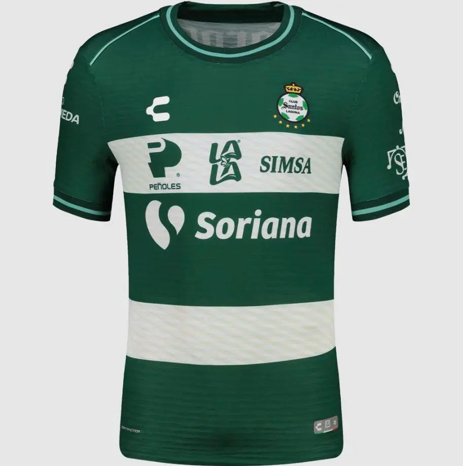 Santos Laguna 2026/27 home jersey, football shirt for fans.