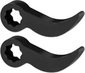 2 Pcs Pry Bar Wrench Adaptor Head - Octagonal Crowbar Adapter Head Tools Fits 1/2" Drive Ratchets, Half Shaft Removal Car Repairing Tools for Tight Spaces