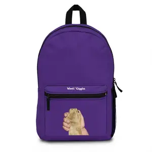 Tan/Golden Purple Backpack