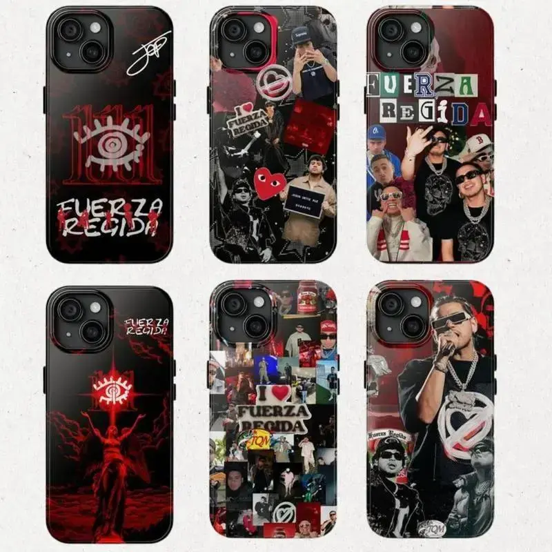 Fuerza Regida Phone Case, Pero No Te Enamores Tough Phone Case, Shockproof for iPhone 11 12 13 14 15 16 17 Pro Max Plus, Gift For Fan