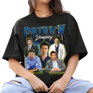 Vintage Patrick Dempsey 90s Graphic T-Shirt - Unisex Actor Homage Tee
