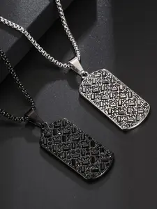 Punk Style Stainless Steel Pendant Necklace, Fashion Jewelry for Party, Daily Clothing Decor, Trendy All-match & Exquisite Jewelry for Birthday Gift, Jewelry Gifts