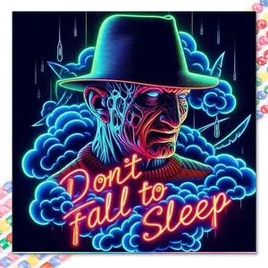 5D DIY Full Drill Round Diamond Painting Kits - Diamond Art Kit, Horror Characters, Night, Neon Mosaic, Canvas - DIY Wall Decor, Home Wall Decoration, Suitable for Halloween and Christmas, Birthday and Anniversary Gifts