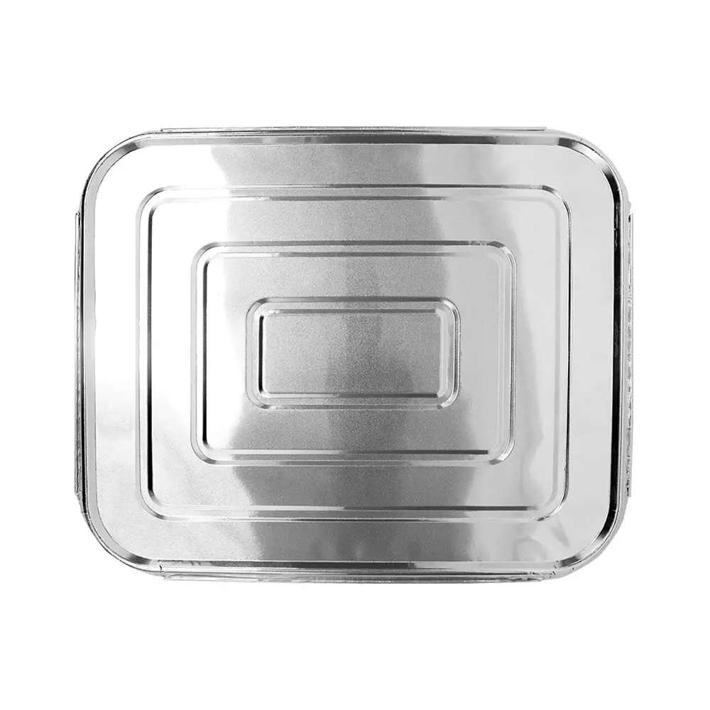 [100 ct] Karat Aluminum Foil Steam Table Pan Lids, Half Size