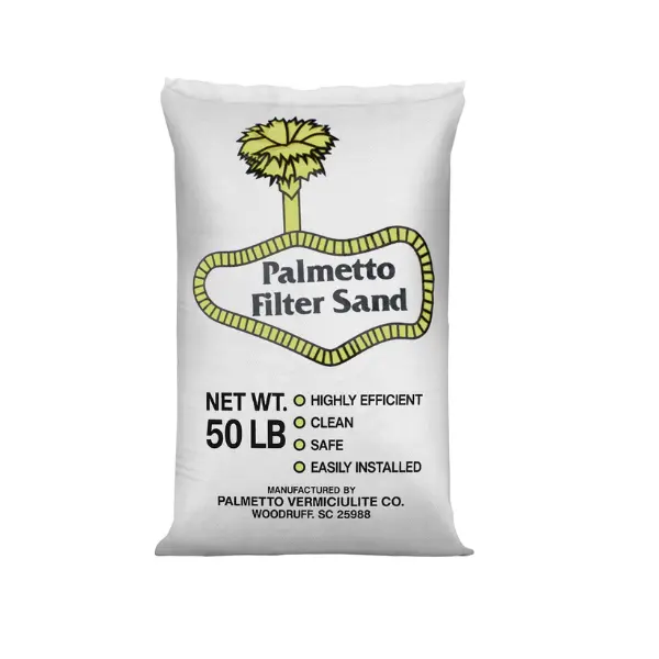 Swimming Pool Filter Sand for Above Ground and Inground Pools, Natural Silica, 50 Lb Bag - Residential and Commercial Pool System Accessories - Supplies for Cleaning and Maintenance