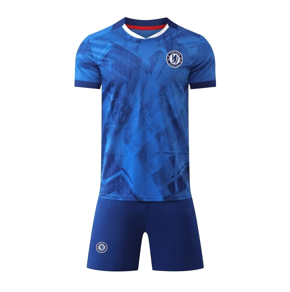 Chelsea 2025/26 Home and Away Full Set Soccer Kit, Premium Fabric Match Style Set G