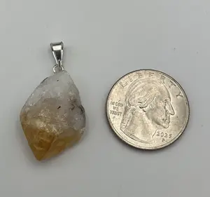 Citrine Point w/ Bail Style Pendant