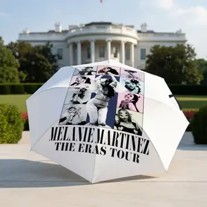 Melanie Martinez Theme Umbrella, portable and foldable design, 8 ribs, a casual accessory for Halloween, Christmas, and birthday gifts. Y251203331