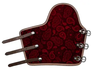 Welding Arm Guard Paisley-Red