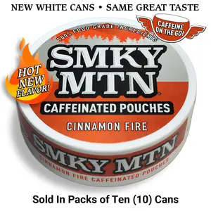 SMKY MTN | CINNAMON FIRE Caffeinated Pouches