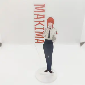 New Anime Chainsaw Man Acrylic Stand Makima Power Cosplay Model Plate Cute Collection Doll Hayakawa Aki Fans Gifts