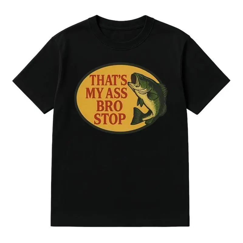 Men's Unisex Funny Fish Digital Print T-Shirt - 90s Retro Streetwear, 100% Cotton Lightweight Classic Loose Fit Crew Neck Short Sleeve Casual Top
