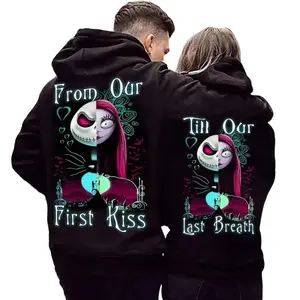 Jack And Sally Couple Hoodie, Matching Outfits, Valentines Shir, for Everyone
