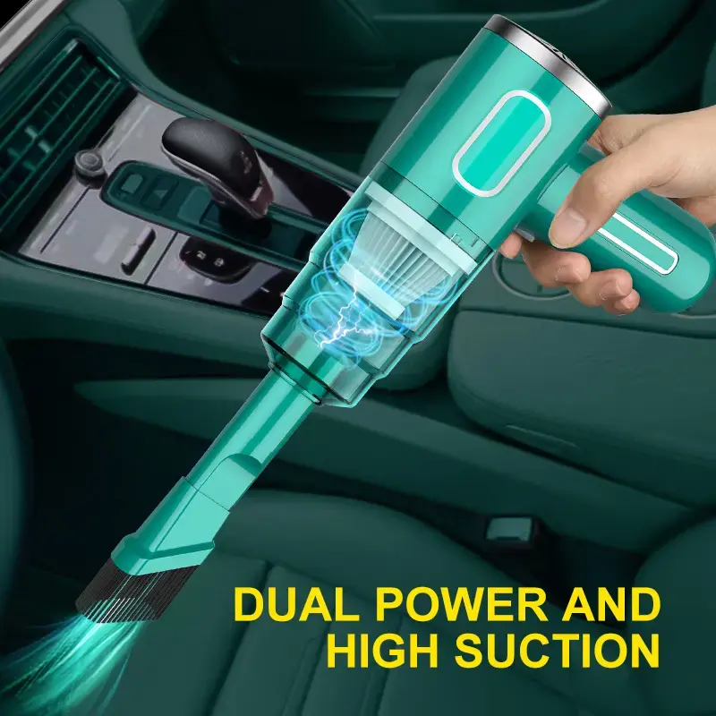 Mini Cordless Handheld Vacuum Cleaner | Powerful Suction for Pet Hair, Dust, Crumbs & Small Messes | Perfect for Home & Car Cleaning | Lightweight, Portable & Wireless with Multiple Attachments | Quick Clean Anytime Anywhere