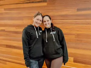 Black Dual Branded Hoodie