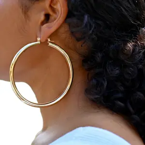 Crown & Clover Gold XXL Hoops