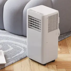 Portable Air Conditioner, 10000 BTU, 3-in-1 Mini Standing AC Unit with Cooling, Dehumidification, and Fan – Cools up to 400 Sq. Ft, Fast Cooling for Indoor Use, Includes Remote Control and Digital Display, White.