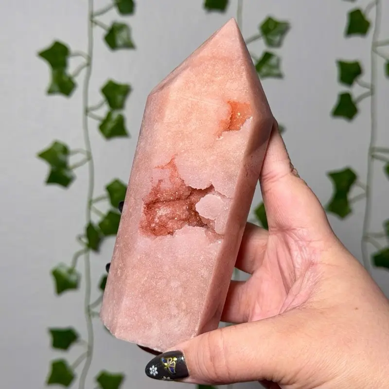 Big Pink Amethyst Tower