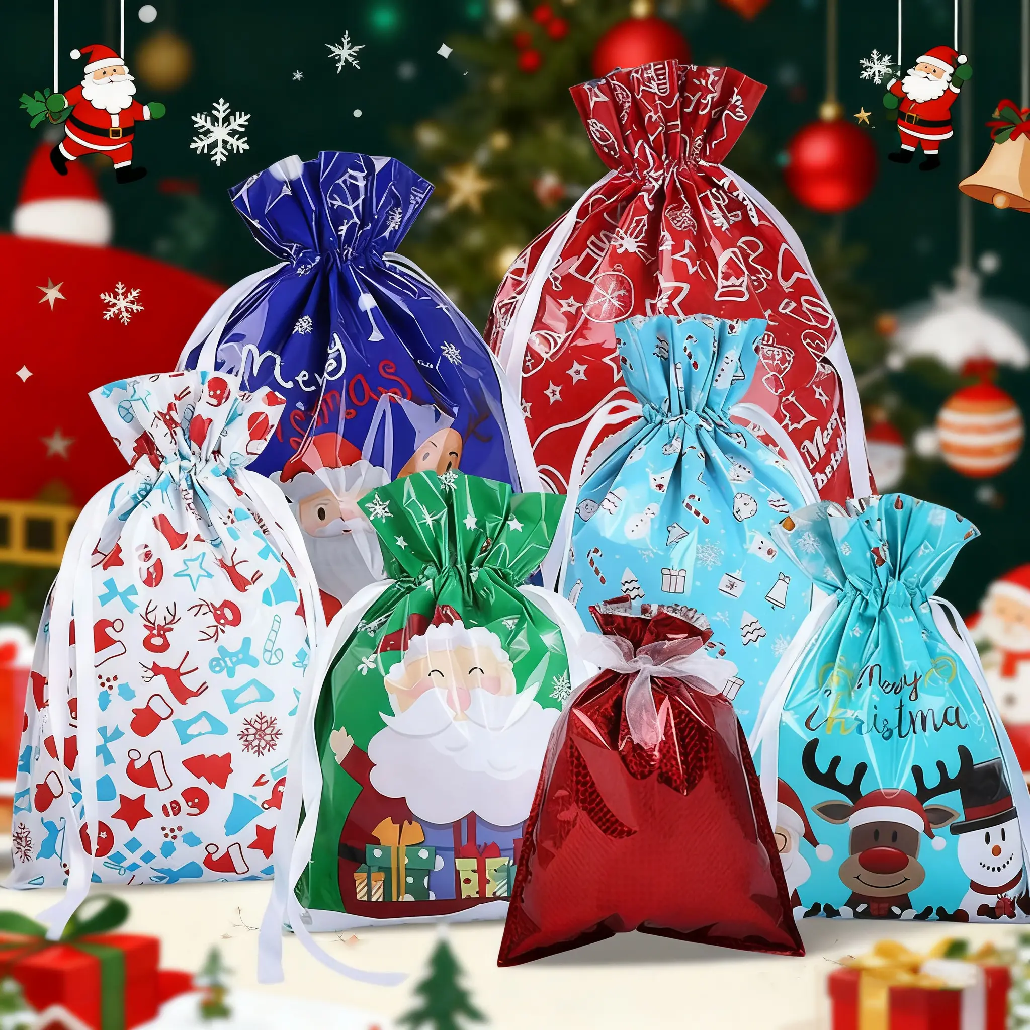 Kringle Express 55-Piece Gift Bags & Tags Set