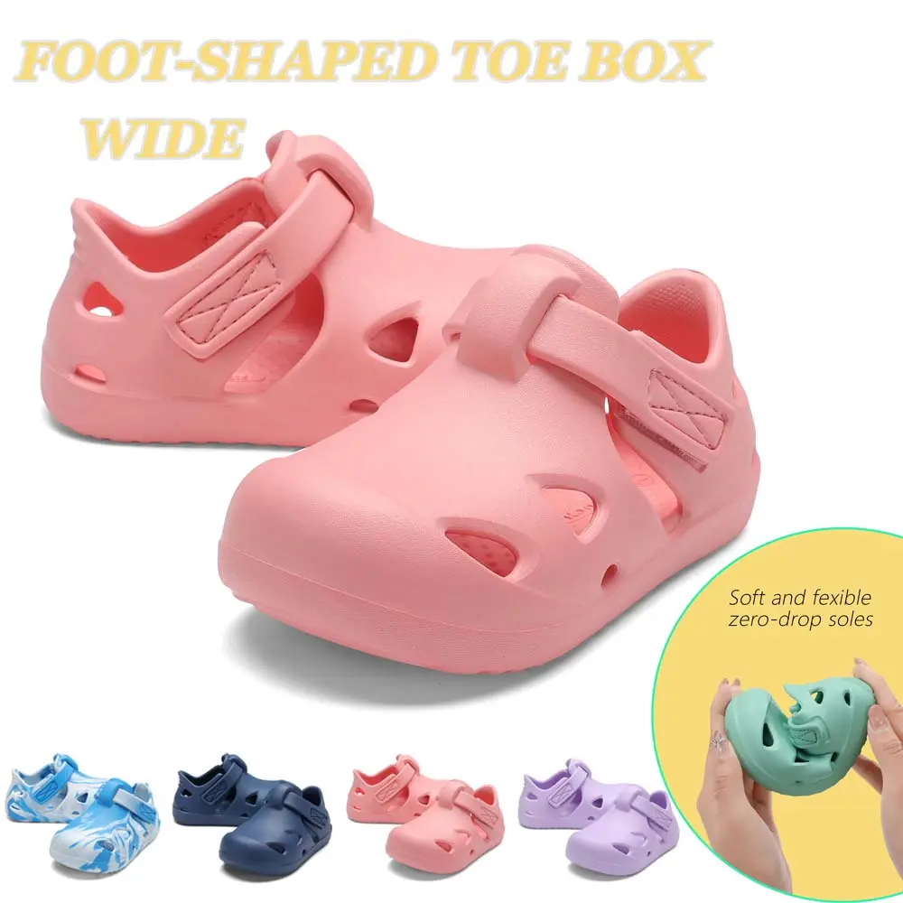 Toddler Water Shoes Boys Girls Barefoot Shoes Kids Breathable Sneakers Tennis Shoes Slip on Shoes Lightweight Toddler Walking Shoes