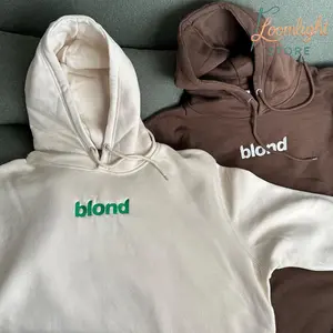 [Note Thread] Blond Embroidered premium Hoodie cotton Pullover Jumper frank ocean channel orange blonde blonded ultra hip hop