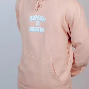 Seven Brew Pink Blue Comfy Hoodie Sweatshirt